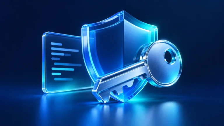 Chìa khóa và tấm khiên tượng trưng cho việc bảo vệ API key.